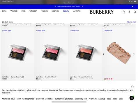 Re: Burberry Beauty Updates 